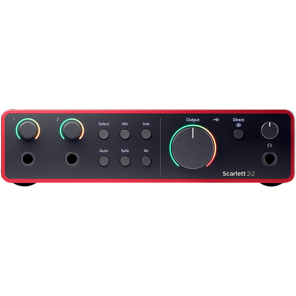 Focusrite Scarlett 2i2 4th Gen Studio Recording Bundle | Music