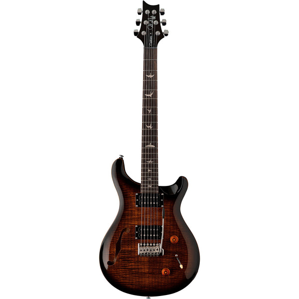 PRS SE Custom 22 Semi-Hollow Black Gold Burst | Music Experience