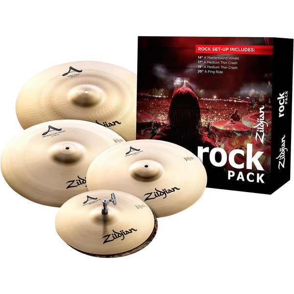 Zildjian A0801R A Zildjian Rock Cymbal Pack | Music Experience | Shop Online | South Africa