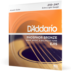 D'Addario EJ15 Phosphor Bronze | Music Experience | Shop Online | South Africa