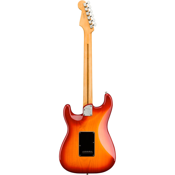 Fender American Ultra Luxe Strat Plasma Red Burst | Music