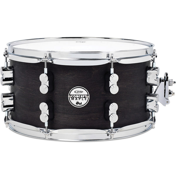 PDP Concept Series All-Maple Black Wax Snare PDSN0713BWCR