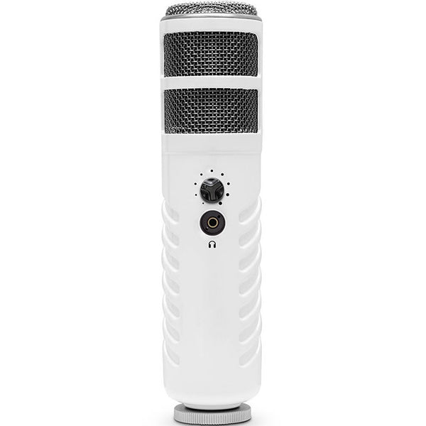 RØDE Podcaster ホワイト コンデンサーマイク Rode Podcaster USB Broadcast Microphone | Music Experience Online