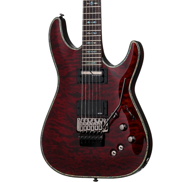 ギター Lichtlaern Audio Aeshaecttr Schecter Hellraiser C-1 FR S Black Cherry | Music Experience