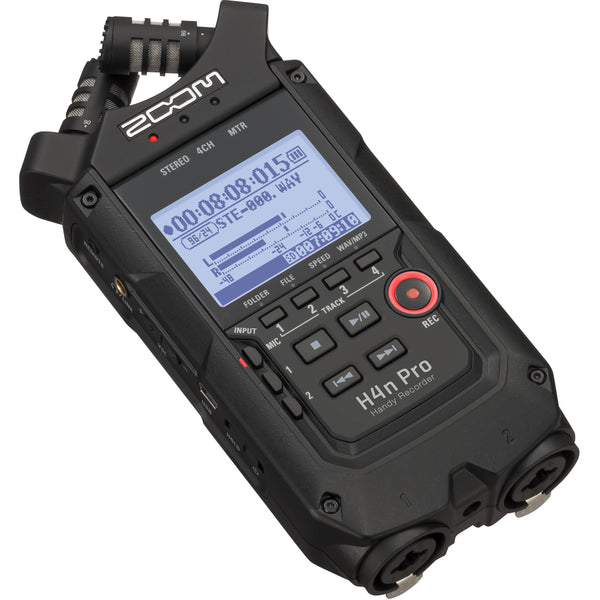 Zoom H4N Pro Black Handy Recorder | Music Experience Online
