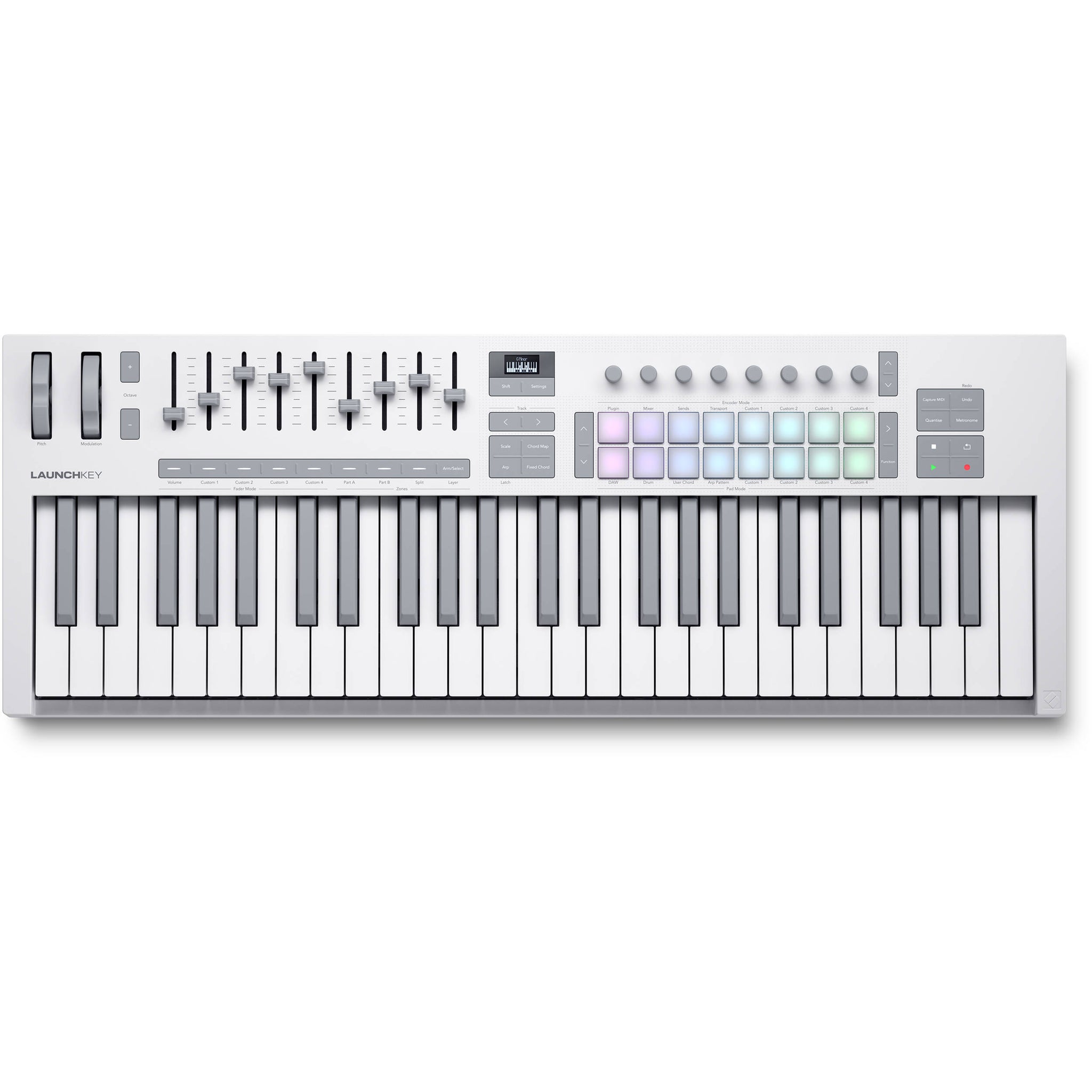 Novation Launchkey 49 MK4 49-key Keyboard Controller - White
