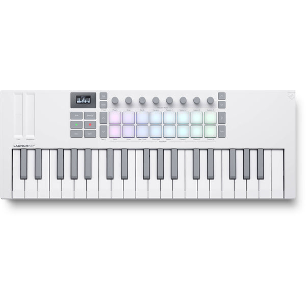 Novation Launchkey Mini 37 MK4 37-key Keyboard Controller - White | Music Experience Online | South Africa_1