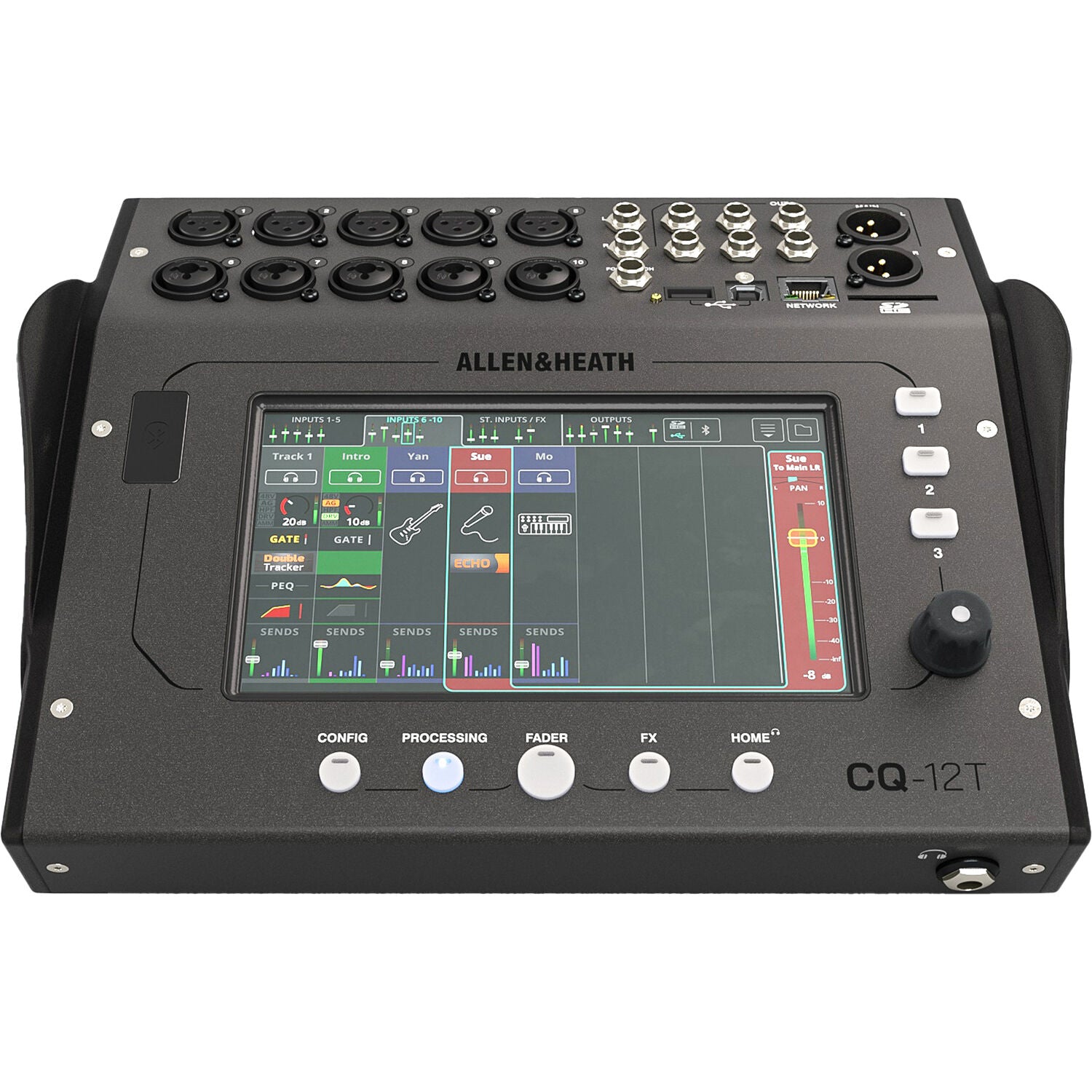 Allen & Heath CQ-12T Ultra-Compact 10-Channel Digital Mixer | Music Experience | Shop Online | South Africa