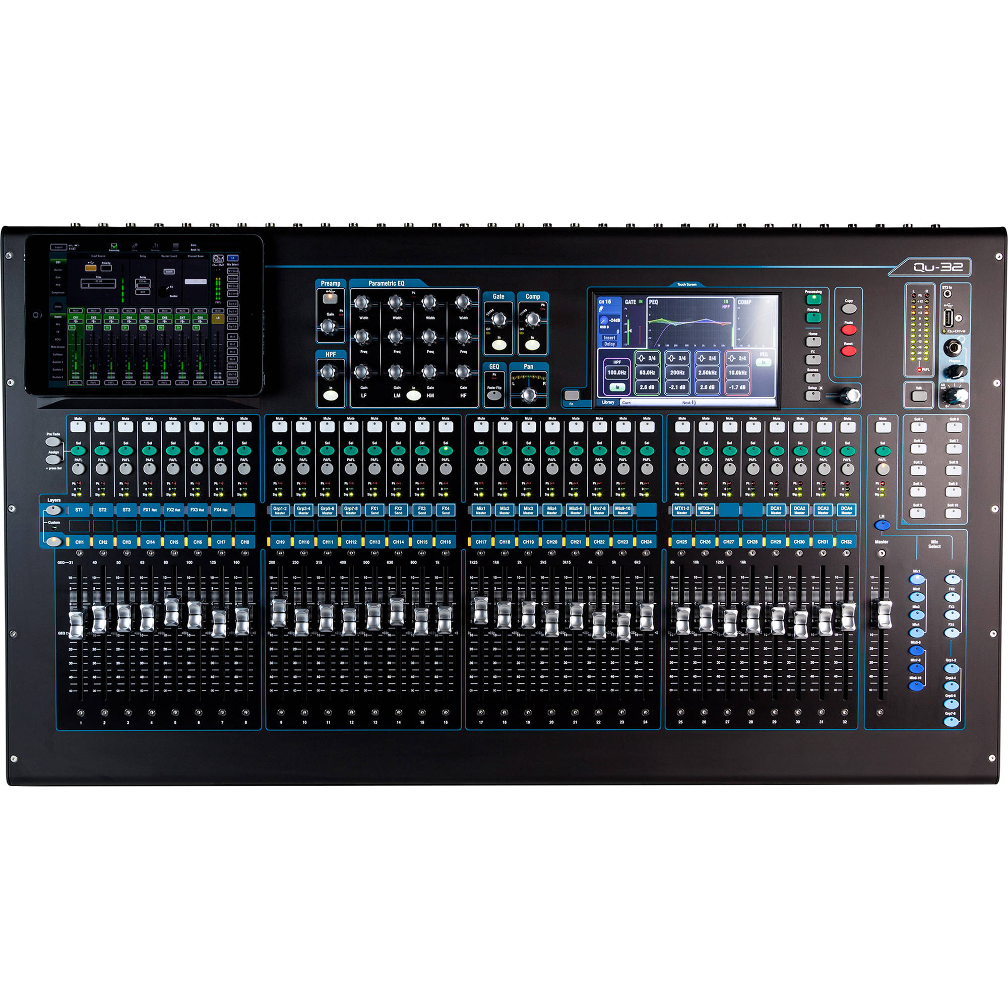 Allen & Heath Qu-32 Chrome Digital Mixer | Music Experience | Shop Online | South Africa