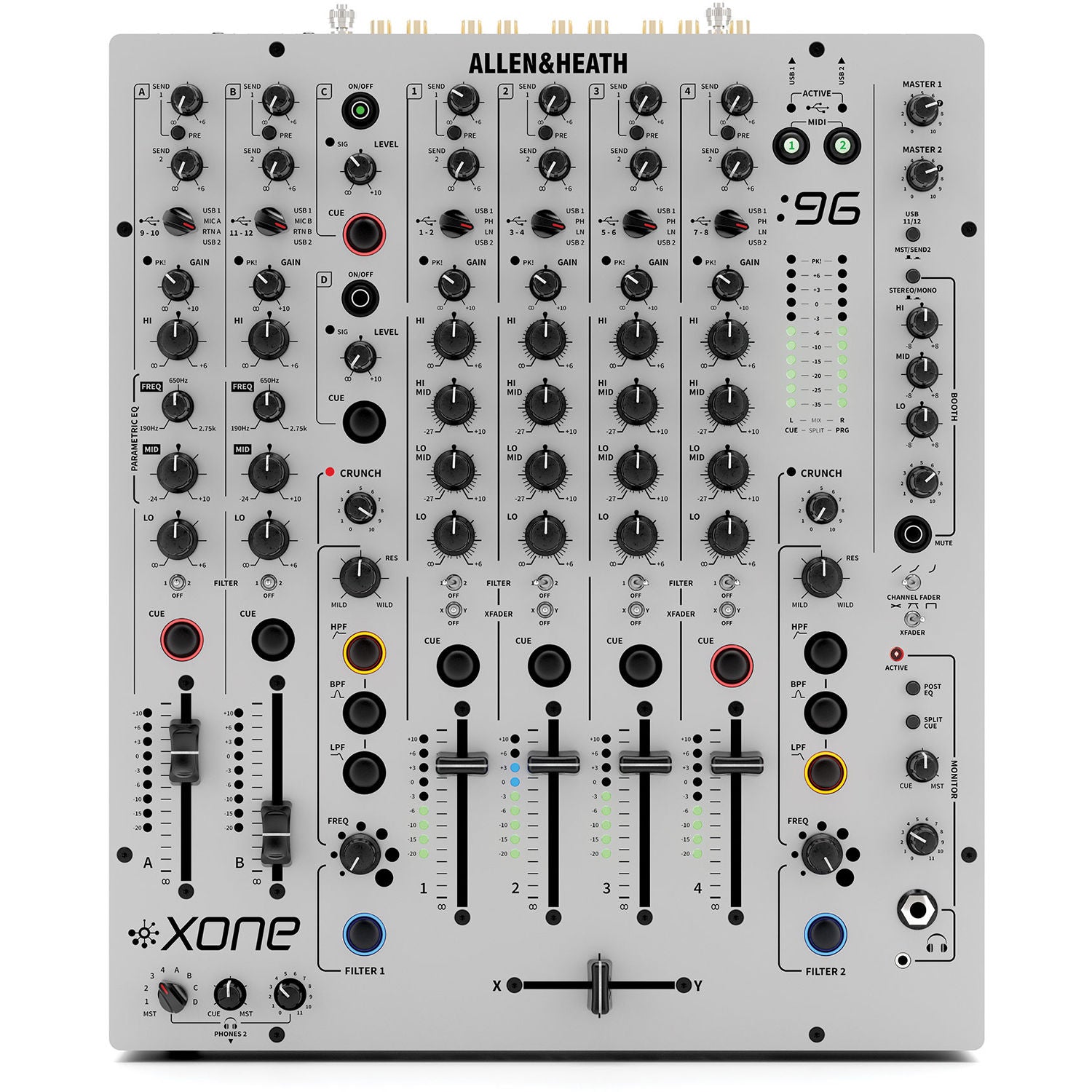 Allen & Heath Xone96 Analog DJ Mixer with Audio Interface | Music Experience Online | South Africa