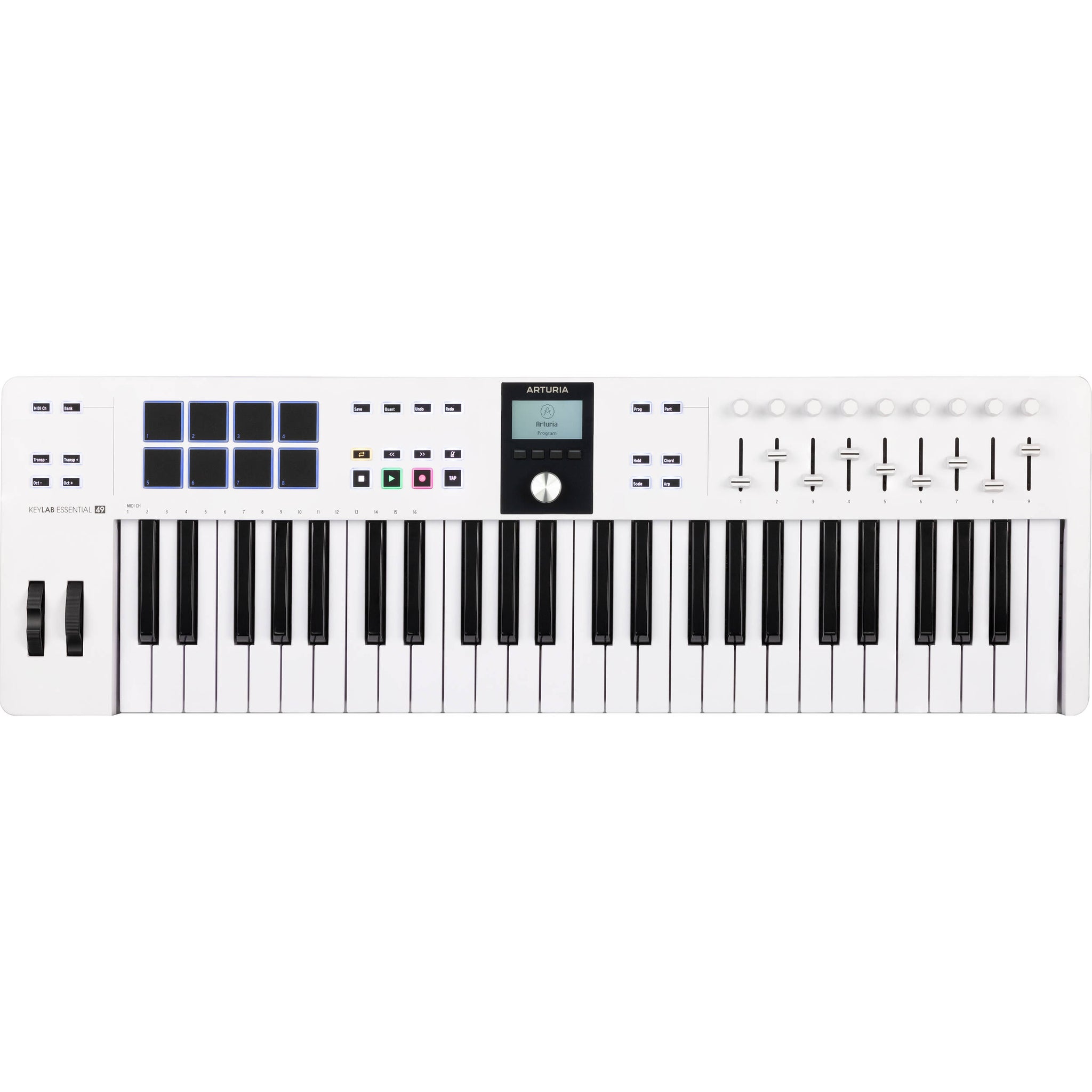 Arturia KeyLab Essential 49 mk3 49-key Keyboard Controller White | Music Experience | Shop Online | South Africa