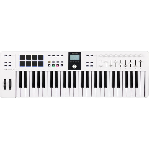 Arturia KeyLab Essential 49 mk3 49-key Keyboard Controller White | Music Experience | Shop Online | South Africa