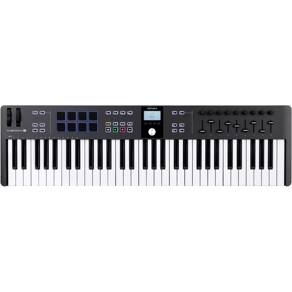 Arturia KeyLab Essential 61 mk3 61-key Keyboard Controller Black | Music Experience | Shop Online | South Africa