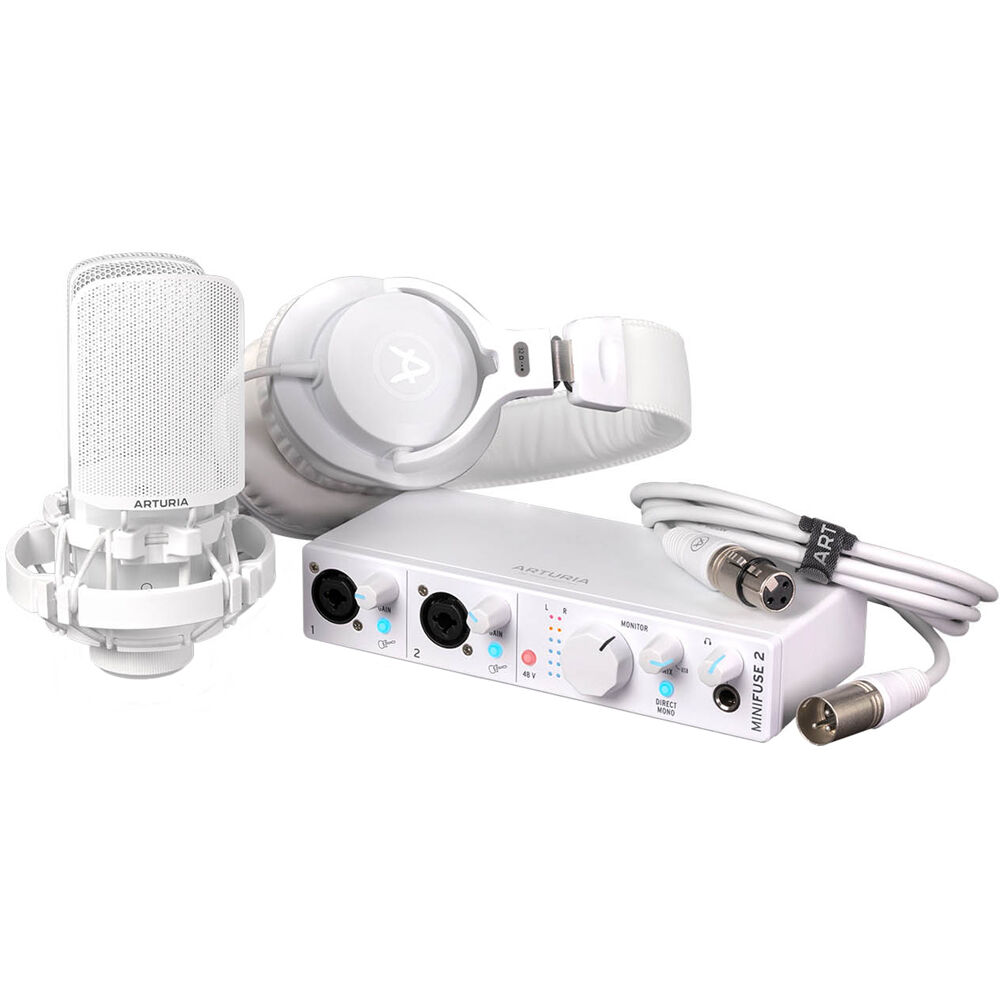 Arturia MiniFuse 2 Recording Pack White | Music Experience | Shop Online | South Africa