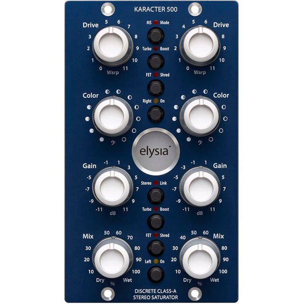 elysia karacter 500 Series Saturation/Distortion | Music Experience Online | South Africa