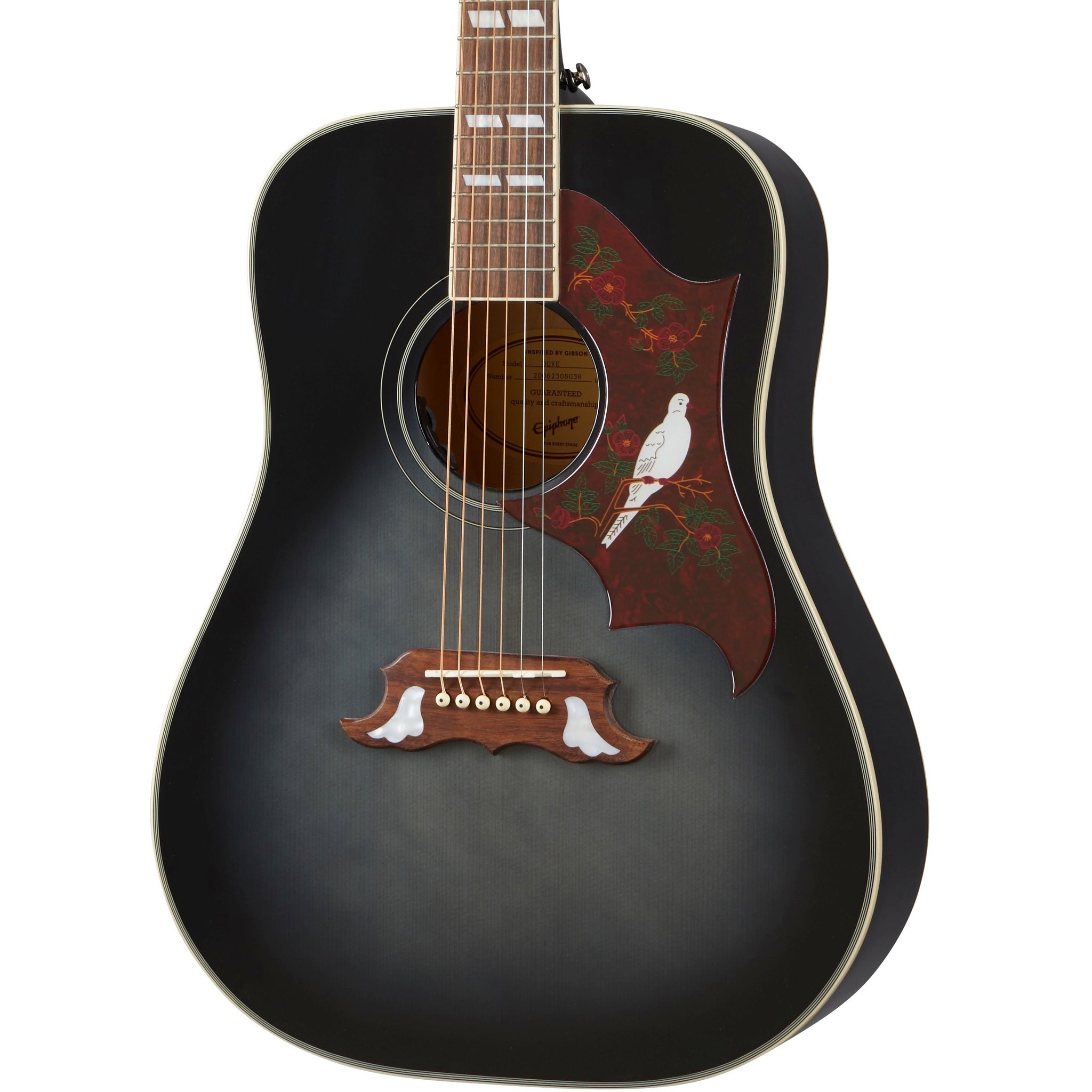 Epiphone Dove Studio Transparent Ebony | Music Experience | Shop Online | South Africa