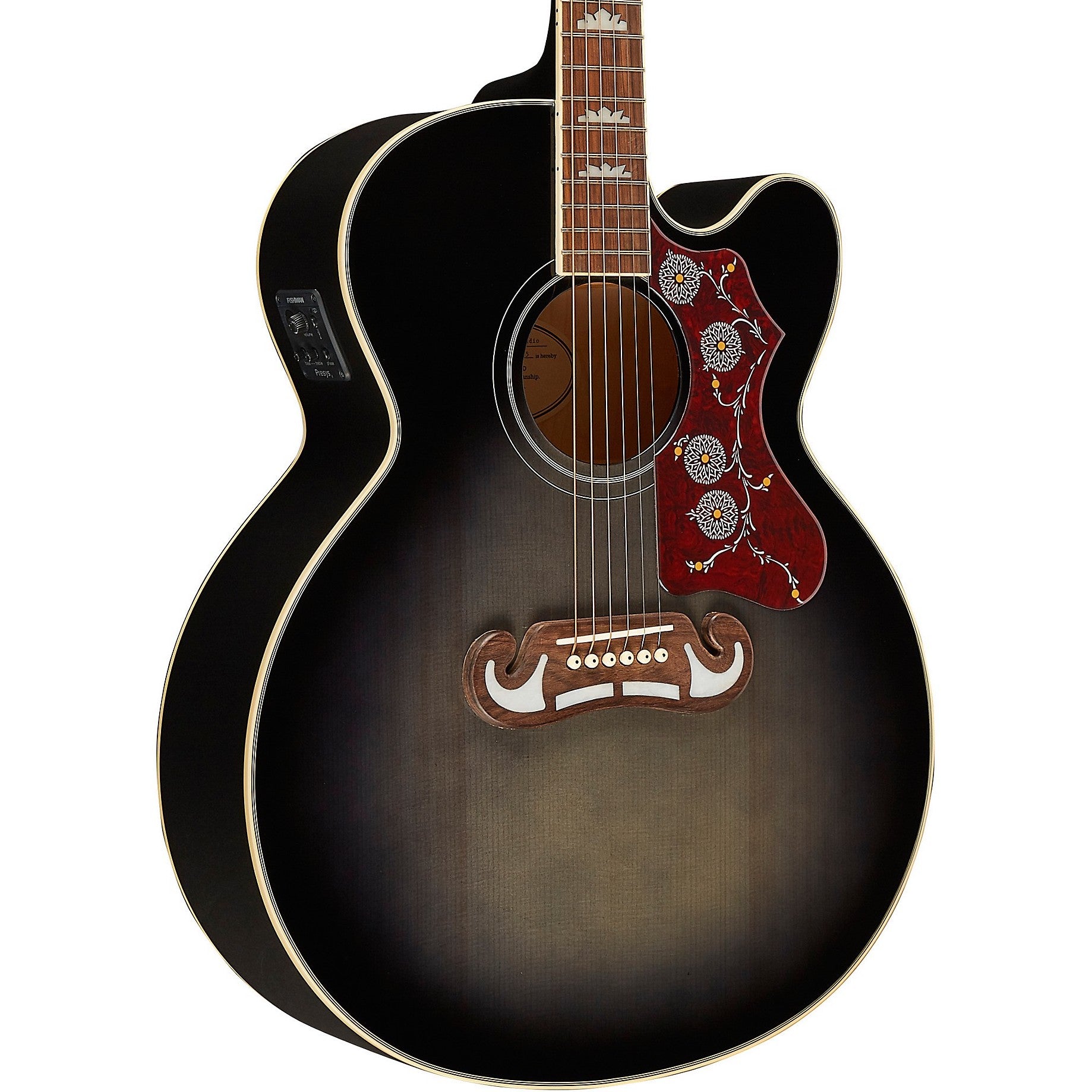 Epiphone J-200 EC Studio Transparent Ebony Burst | Music Experience | Shop Online | South Africa
