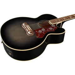 Epiphone J-200 EC Studio Transparent Ebony Burst | Music Experience | Shop Online | South Africa