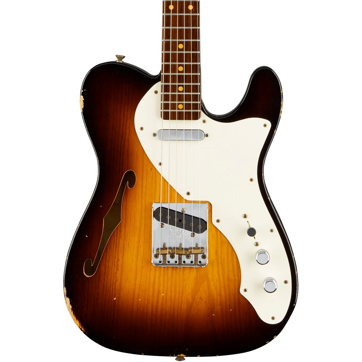 Fender Custom Shop Limited Edition ‘50s Thinline Tele Relic Wide Fade 2-Color Sunburst | Music Experience | Shop Online | South Africa