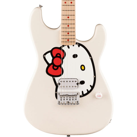 Fender Squier x Hello Kitty Stratocaster White | Music Experience