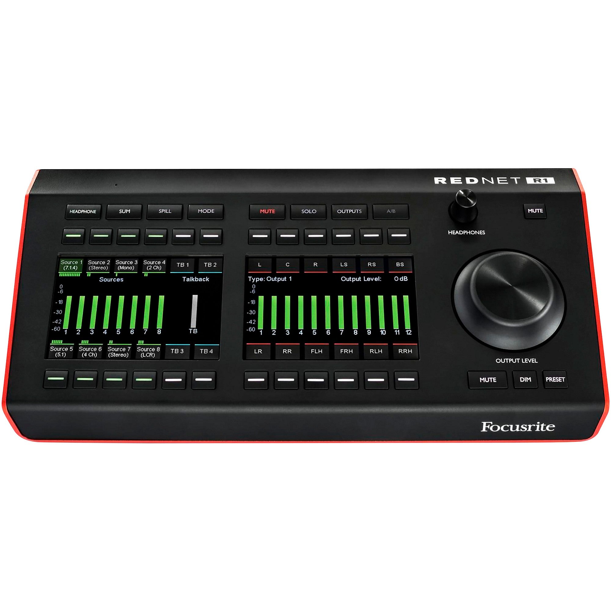 Focusrite RedNet R1 Desktop Remote Controller | Music Experience | Shop Online | South Africa