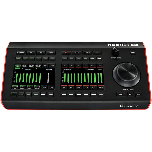 Focusrite RedNet R1 Desktop Remote Controller | Music Experience Online ...