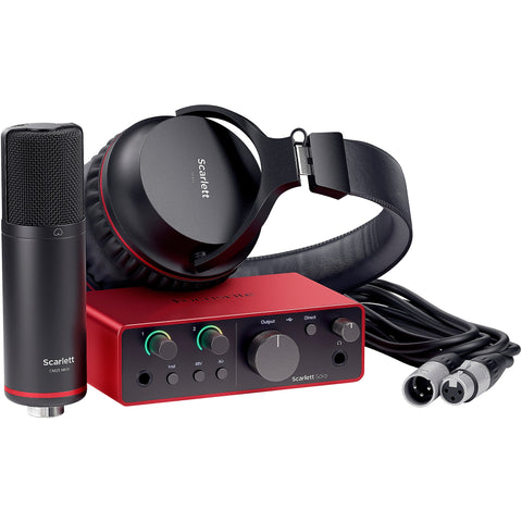 Focusrite Scarlett Solo Studio 4th Gen Recording Bundle | Music