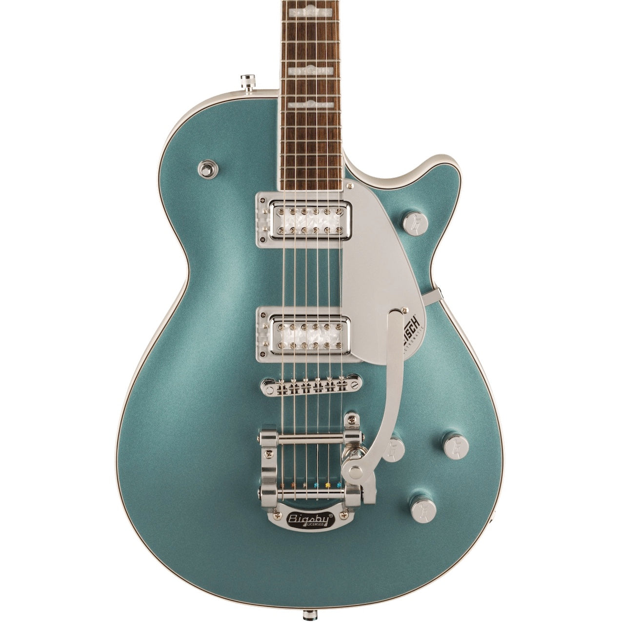 Gretsch G5230T-140 Electromatic 140th Double Platinum Jet Two-Tone Stone Platinum/Pearl Platinum | Music Experience | Shop Online | South Africa