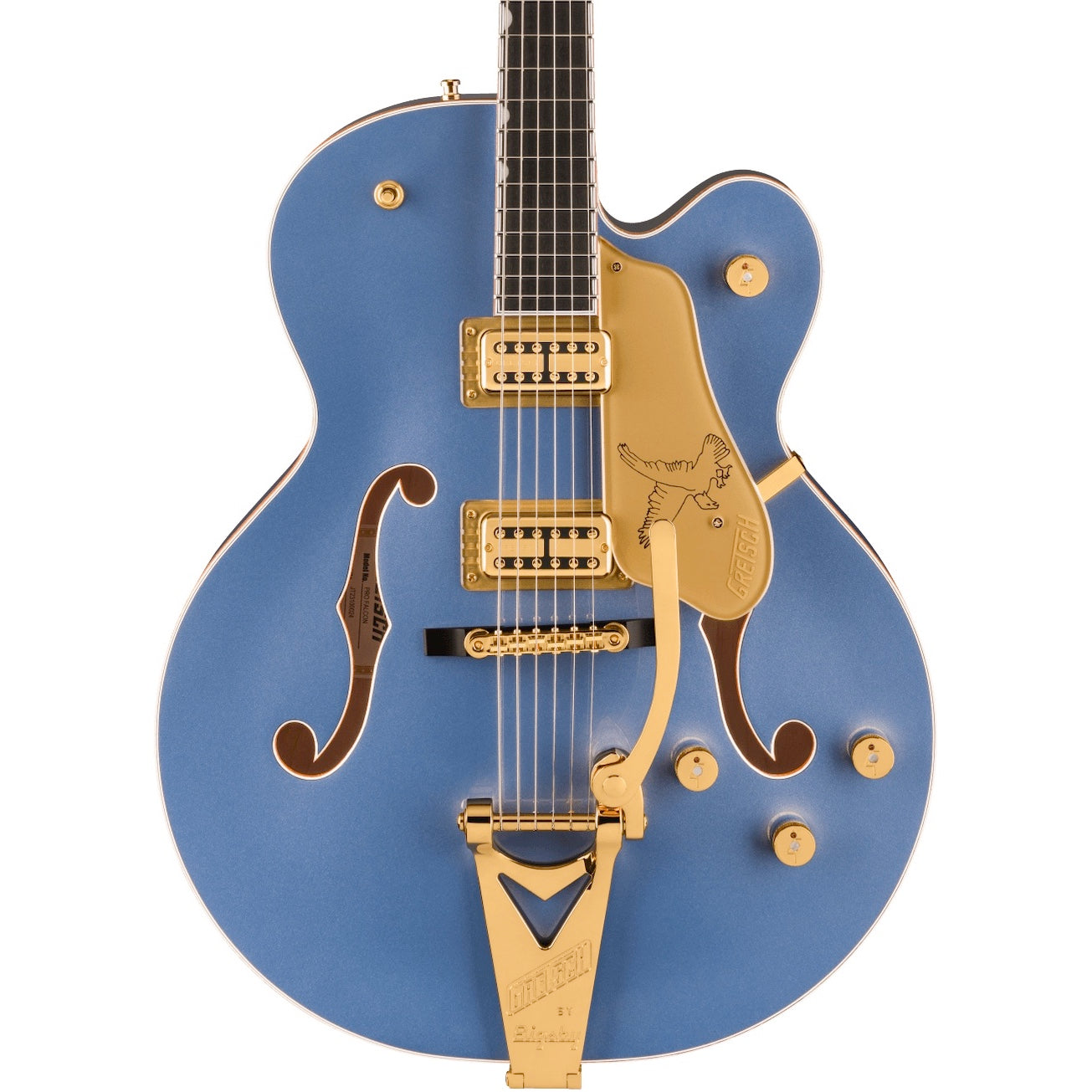 Gretsch Professional Falcon Hollow Body with String-Thru Bigsby Cerulean Smoke | Music Experience | Shop Online | South Africa