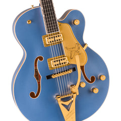 Gretsch Professional Falcon Hollow Body with String-Thru Bigsby Cerulean Smoke | Music Experience | Shop Online | South Africa