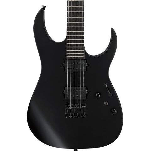 Ibanez RGRTB621-BKF RG Iron Label Black Flat | Music Experience
