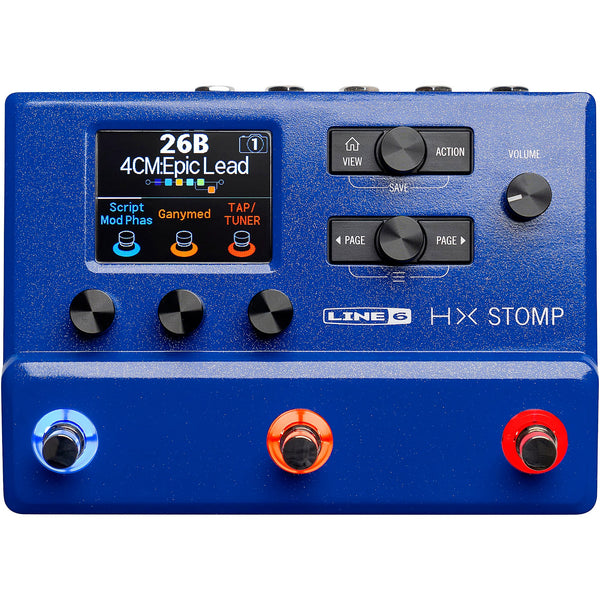 Line 6 HX Stomp Lightning Blue Guitar Multi-effects Floor Processor | Music Experience | Shop Online | South Africa