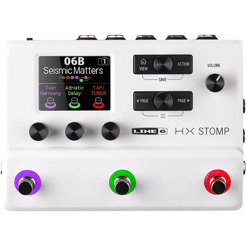 Line 6 HX Stomp Processor Stomptrooper White | Music Experience 