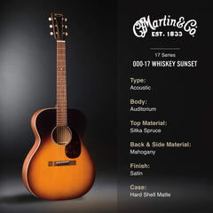 Martin 000-17 17 Series Satin Whiskey Sunset | Music Experience | Shop Online | South Africa