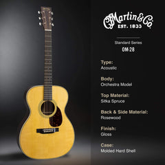 Martin OM-28 Standard Series Gloss Natural | Music Experience | Shop Online | South Africa