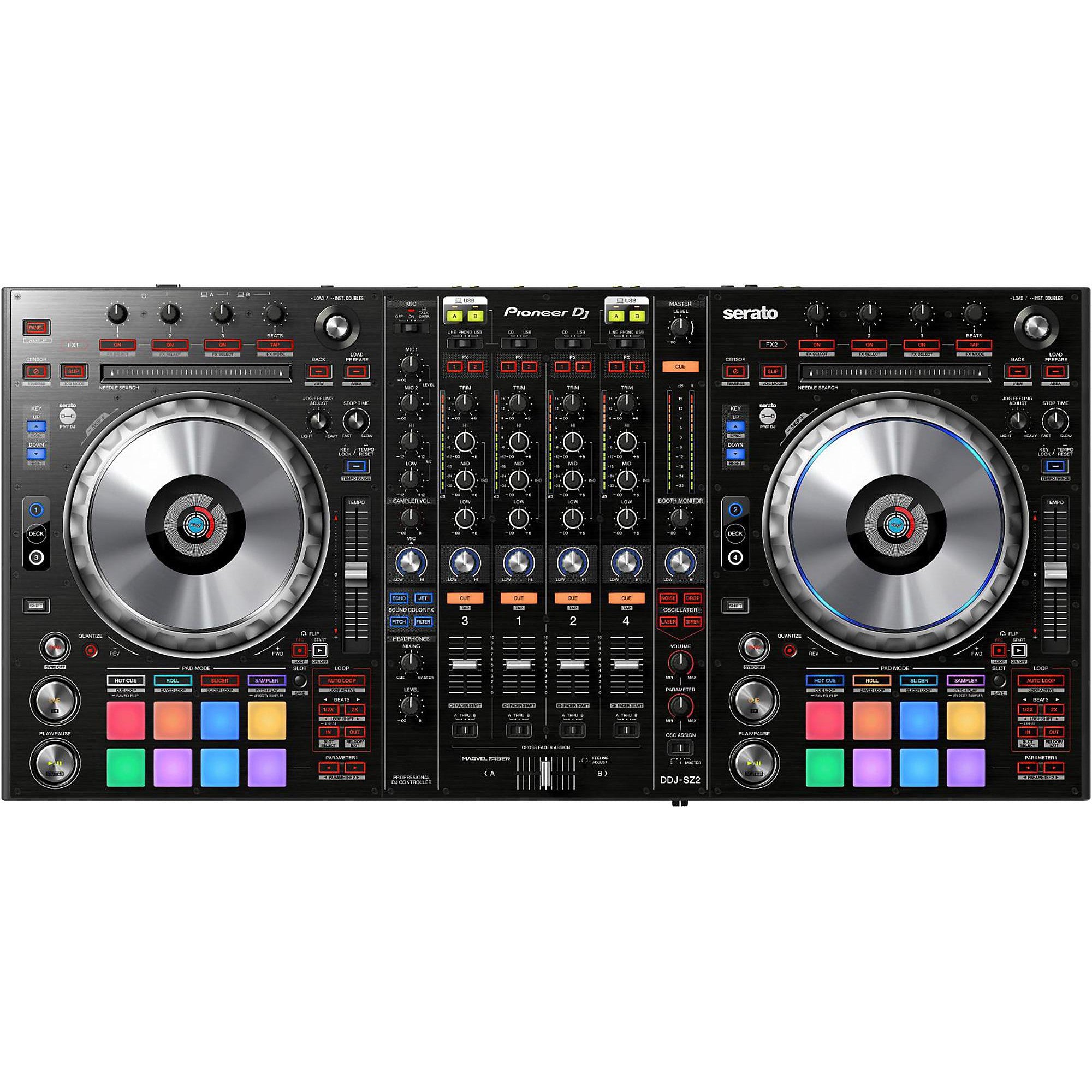 Pioneer DJ DDJ-SZ2 4-deck Serato DJ Pro Controller | Music Experience | Shop Online | South Africa