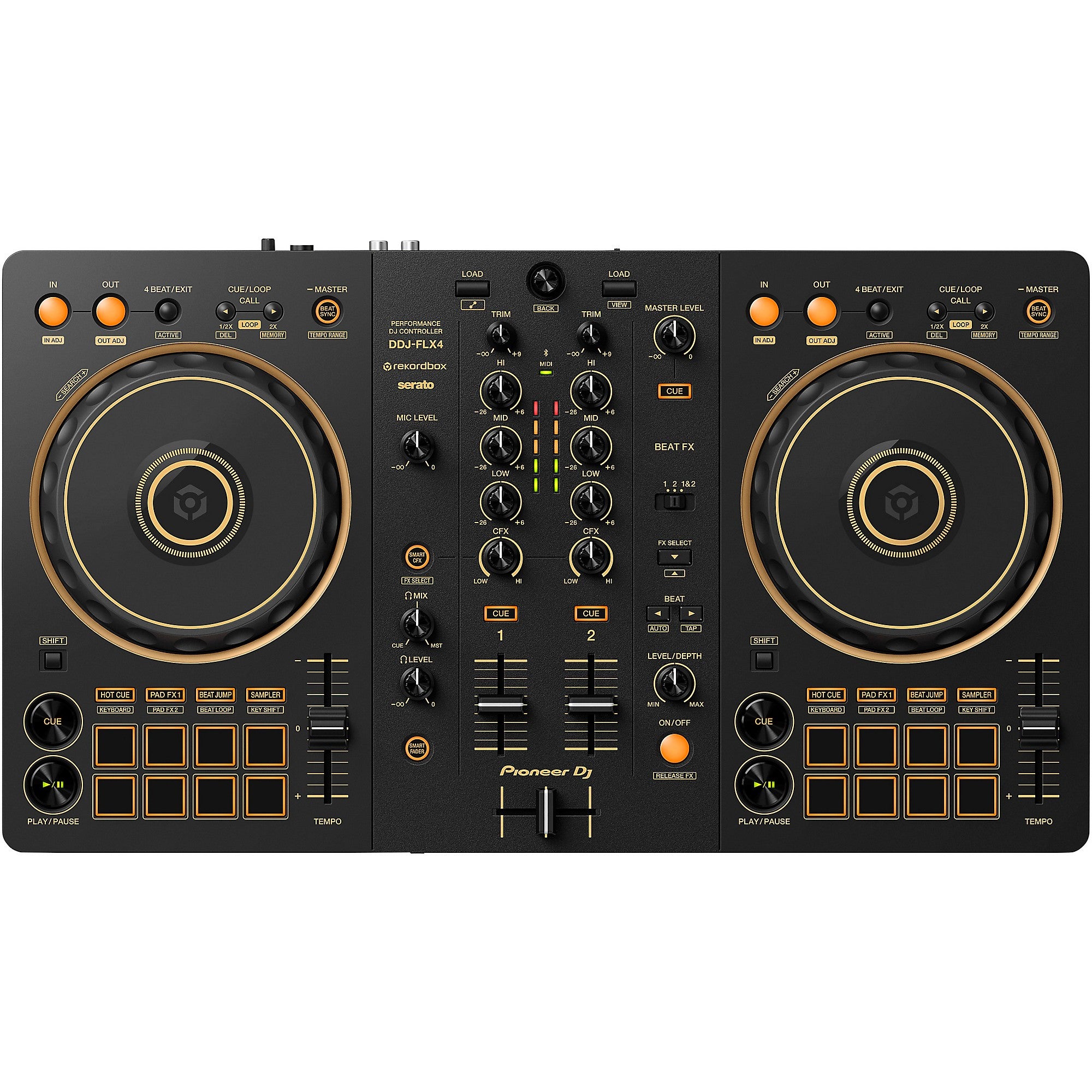 Pioneer DJ DDJ-FLX4 Gold 2-Channel DJ Controller | Music Experience | Shop Online | South Africa