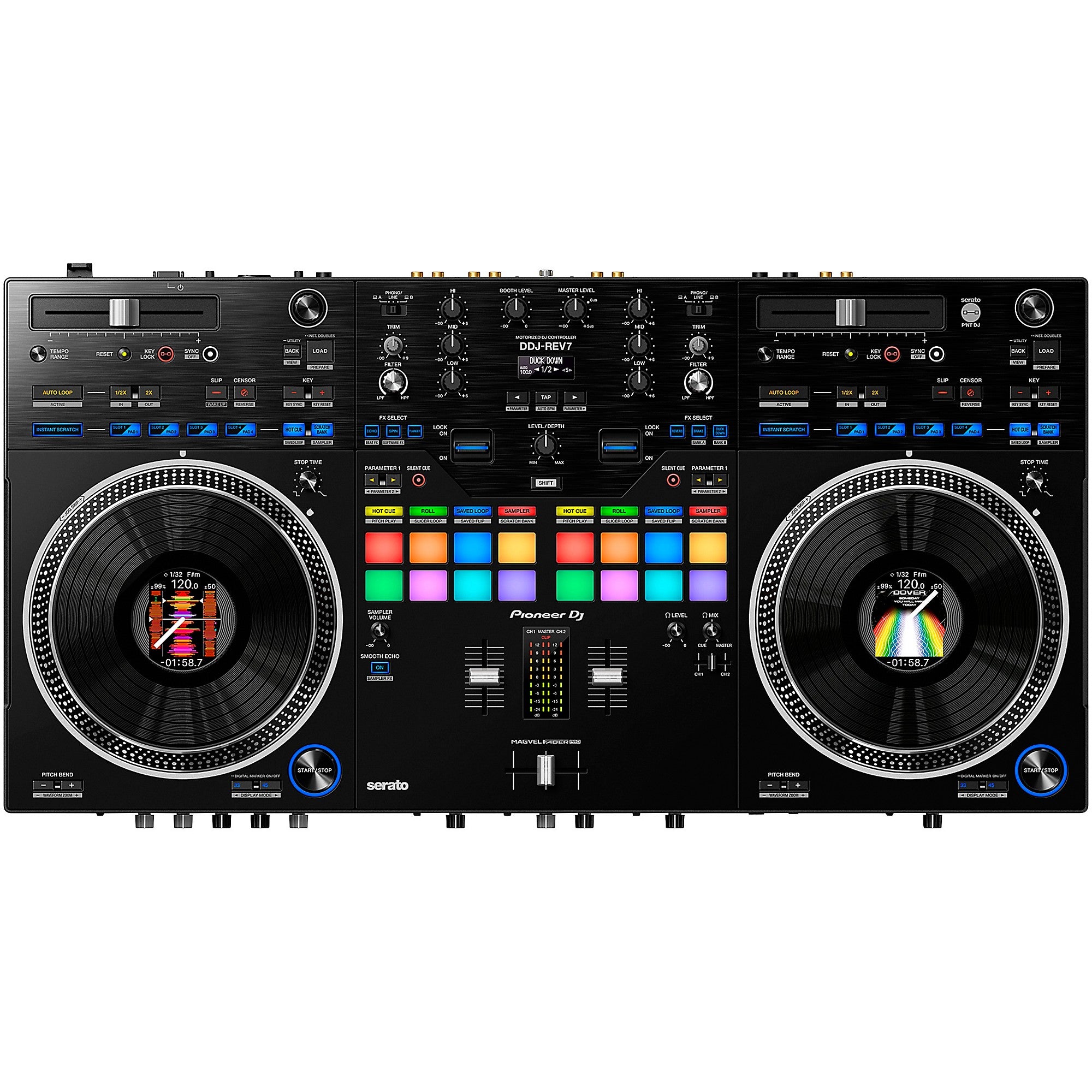 Pioneer DJ DDJ-REV7 Scratch-Style 2-Channel Performance DJ Controller | Music Experience | Shop Online | South Africa