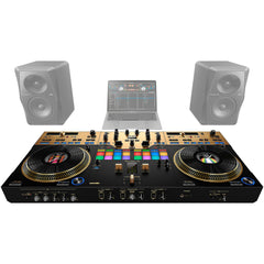 Pioneer DJ DDJ-REV7-N Gold Scratch-Style 2-channel Professional DJ Controller | Music Experience | Shop Online | South Africa