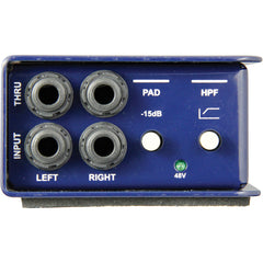 Radial J48 Stereo 2-channel Active Instrument Direct Box | Music Experience Online | South Africa