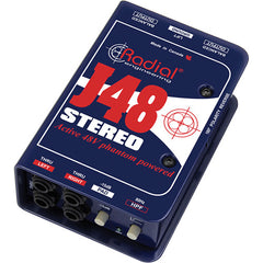 Radial J48 Stereo 2-channel Active Instrument Direct Box | Music Experience Online | South Africa