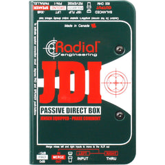 Radial JDI Jensen-equipped 1-channel Passive Instrument Direct Box | Music Experience Online | South Africa