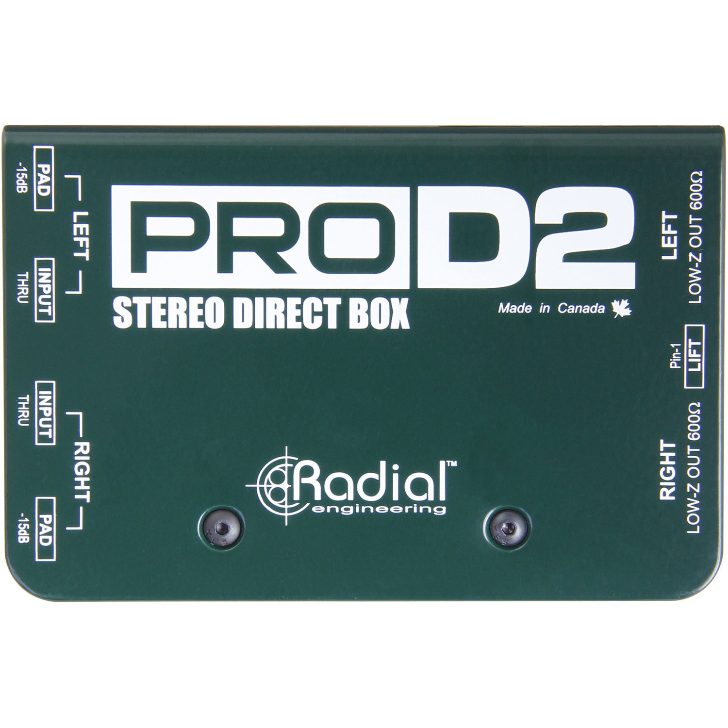 Radial ProD2 2-channel Passive Instrument Direct Box | Music Experience Online | South Africa