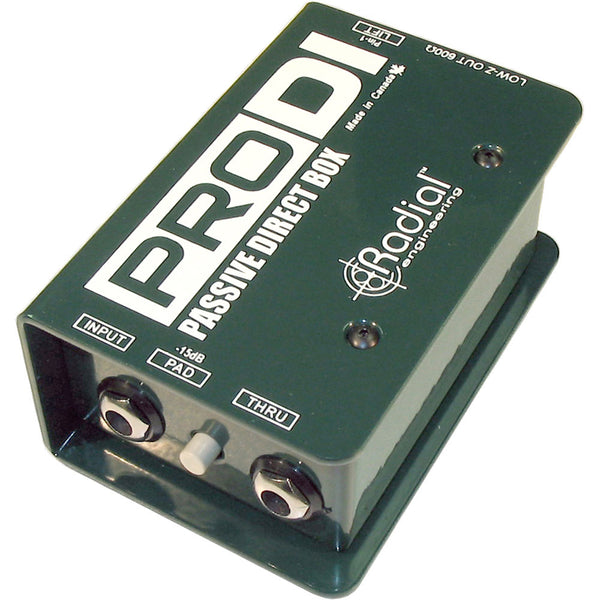 Radial ProDI 1-channel Passive Instrument Direct Box | Music Experience ...