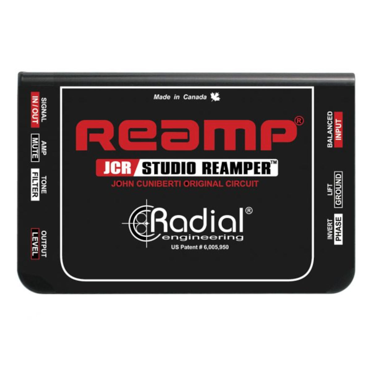 Radial Reamp JCR 1-channel Passive Re-Amping Device