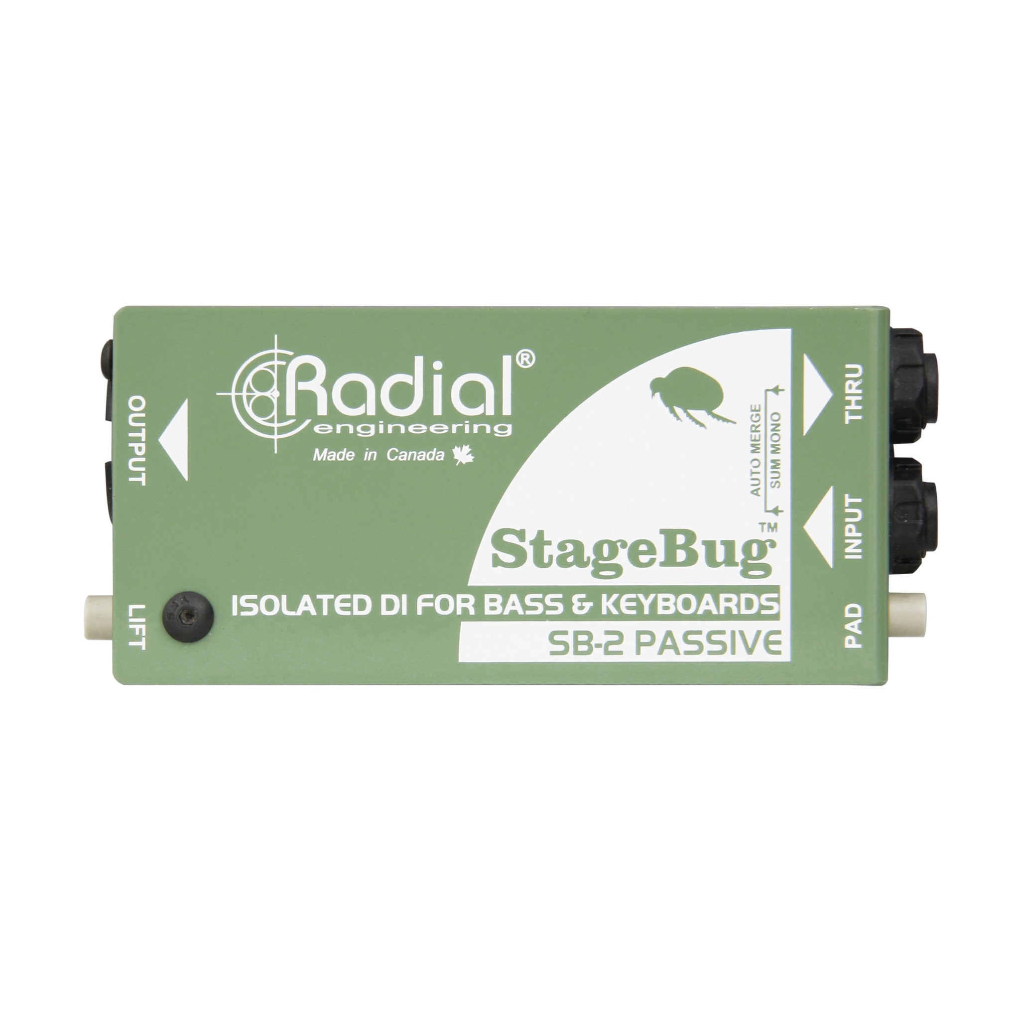 Radial StageBug SB-2 1-channel Passive Instrument Direct Box | Music Experience Online | South Africa