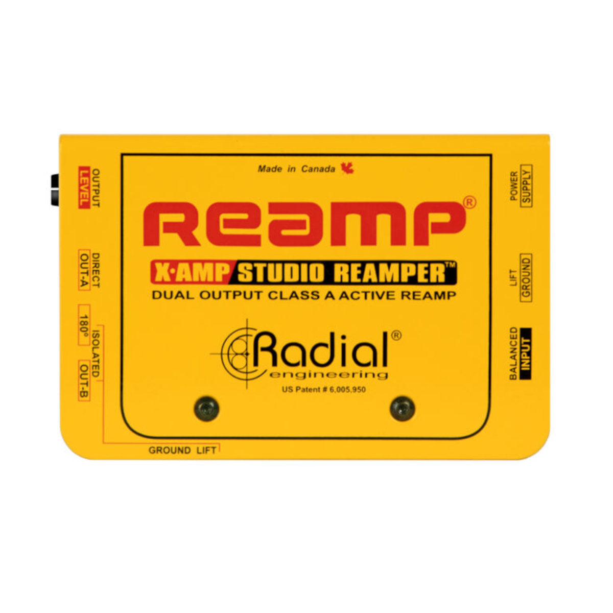 Radial X-Amp 1-in 2-out Active Re-Amping Device | Music Experience Online | South Africa