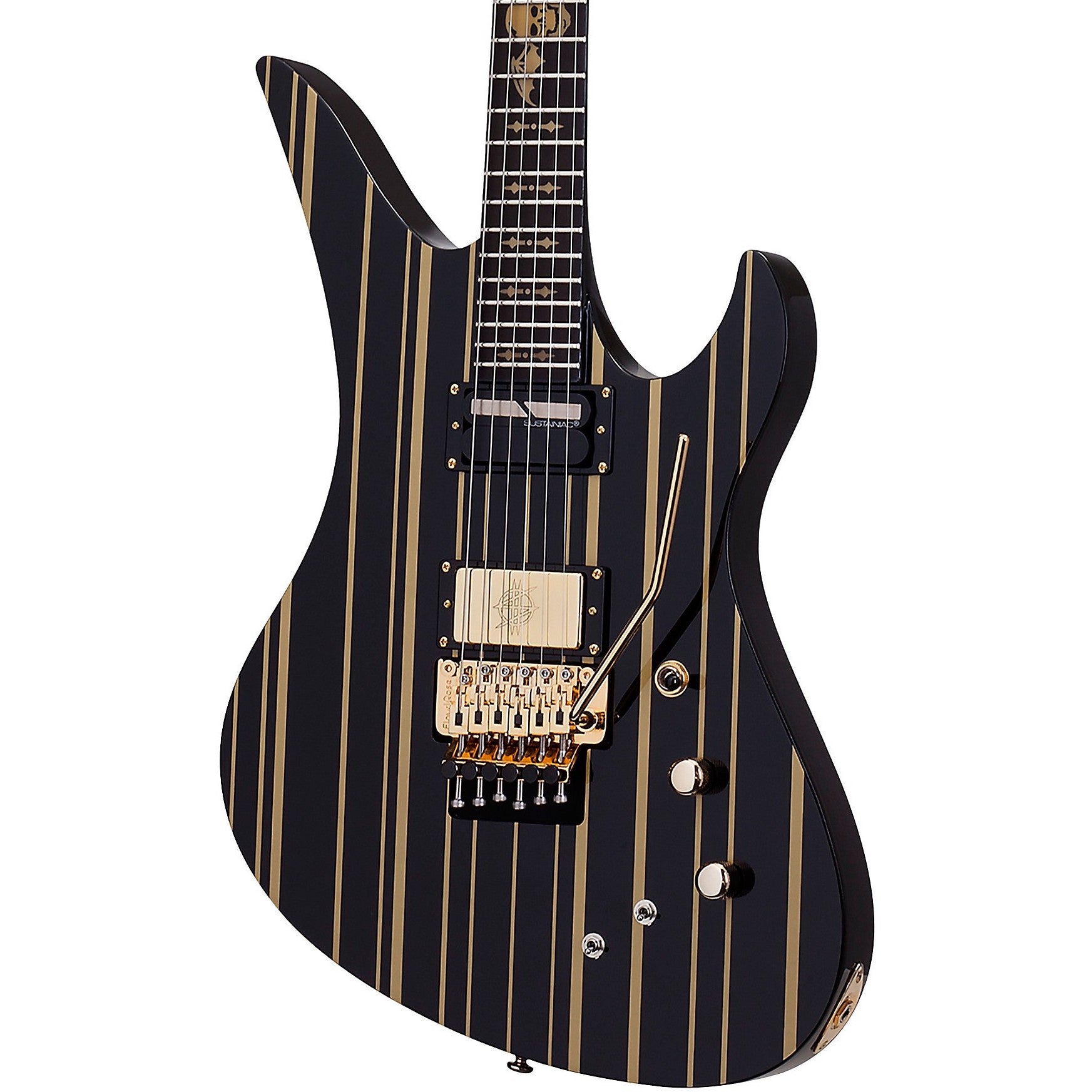Schecter Synyster Custom-S Black with Gold Pinstripes | Music Experience | Shop Online | South Africa