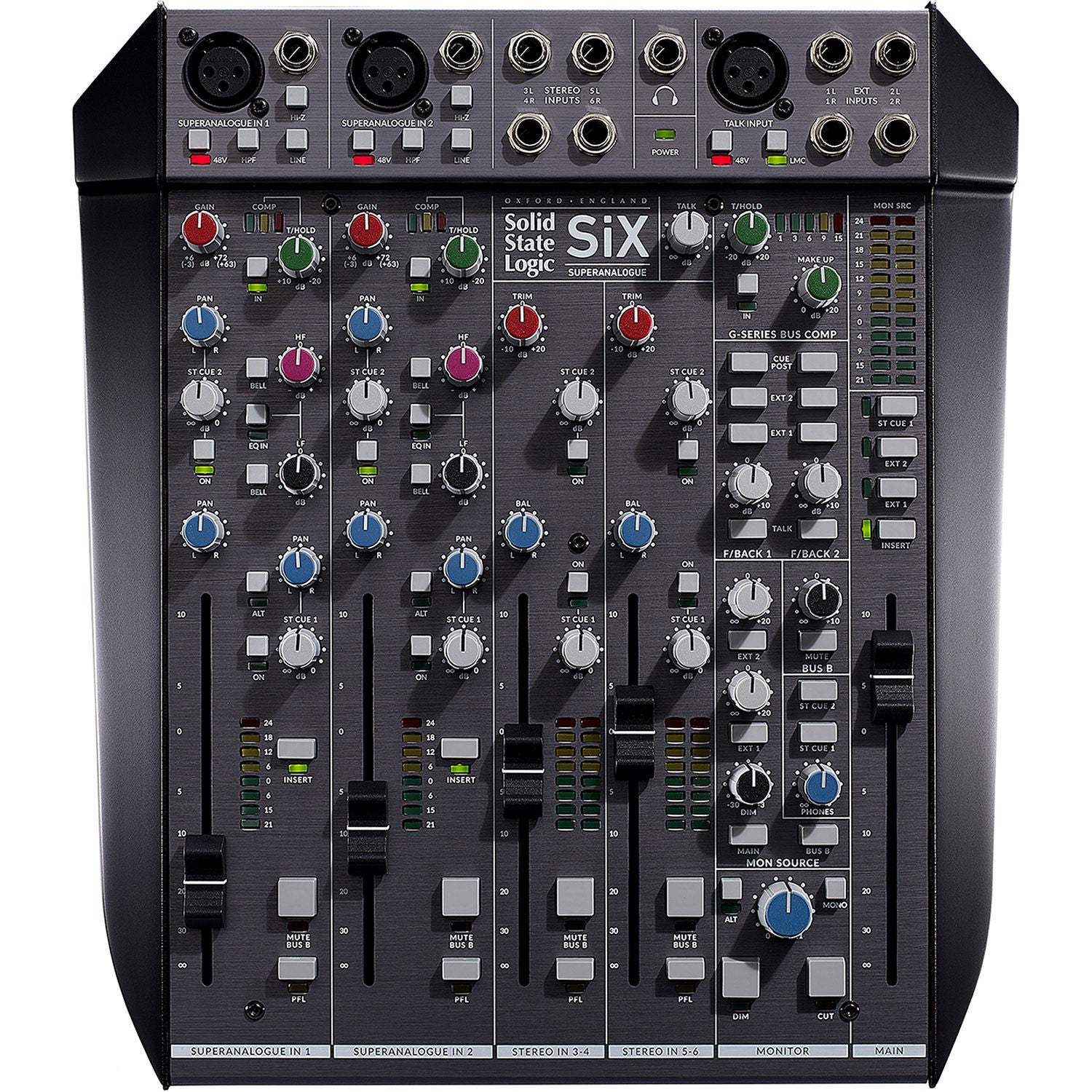 Solid State Logic SiX SuperAnalogue 6-Channel Mixer | Music Experience | Shop Online | South Africa