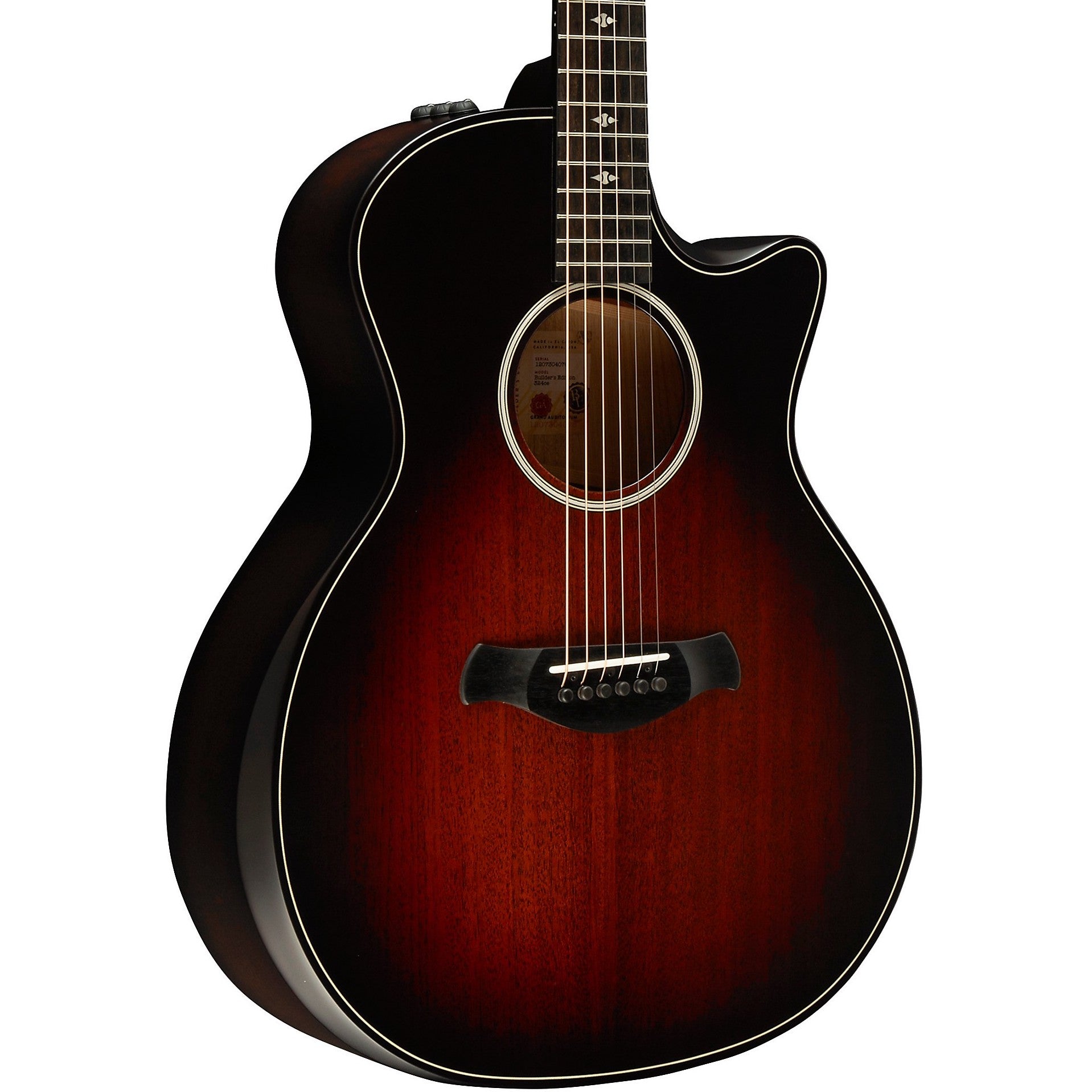 Taylor 324ce Builder's Edition Grand Auditorium Tobacco Kona Burst | Music Experience | Shop Online | South Africa